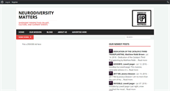 Desktop Screenshot of neurodiversitymatters.com